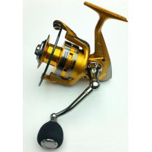 Gold Angelrolle Aluminium Spule Angeln Tackle